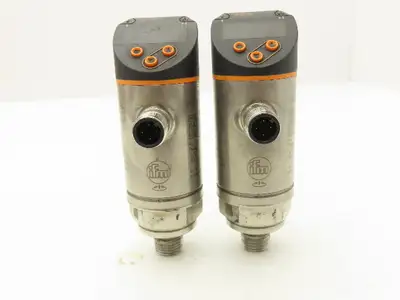 IFM PN7694 Pressure Sensor Digital LED Display 1/4" NPT  Lot of 2