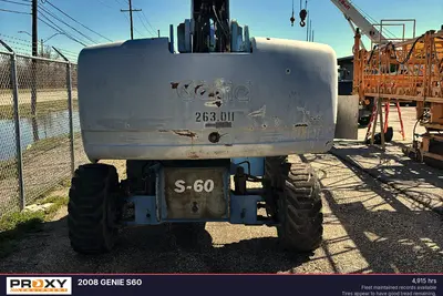 Used 2008 GENIE S60 Manlifts Louisiana US | Proxy Equipment #1377705