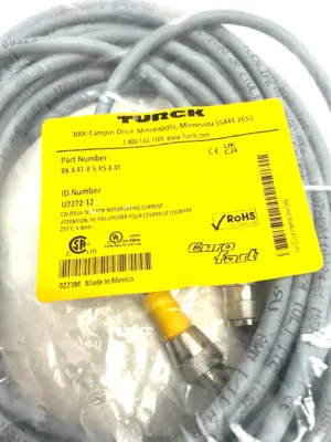 NEW TURCK EUROFAST DOUBLE ENDED CORDSET