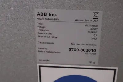 New | in-Stock ABB IRB 6700 Robotics Pennsylvania US | Global Equipment International, LLC #1457182