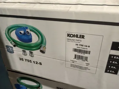 Kohler 35 755 12-S 4" Pump Hose Kit Suction Discharge & Strainer Quick Connect