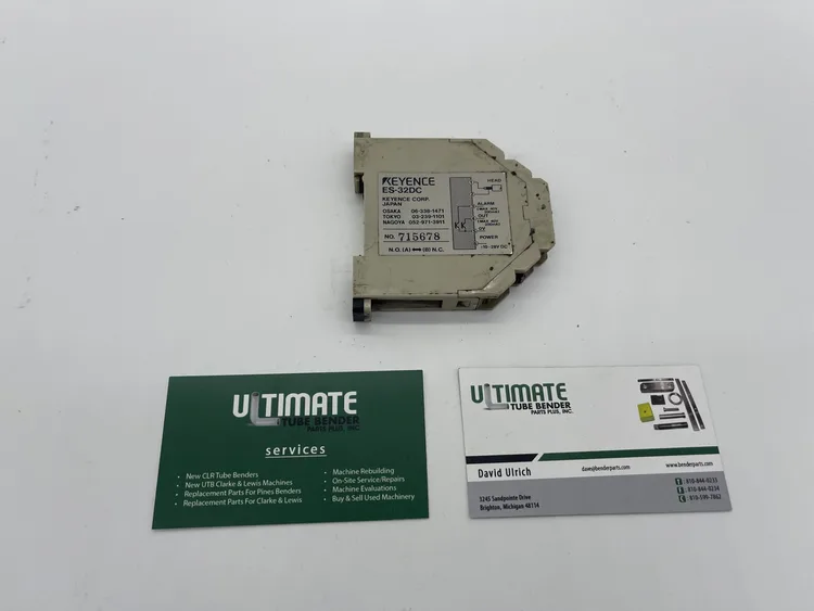Used KEYENCE 715678 Pipe, Tube & Bar Benders Parts Michigan US | Ultimate Tube Bender Parts Plus #201552