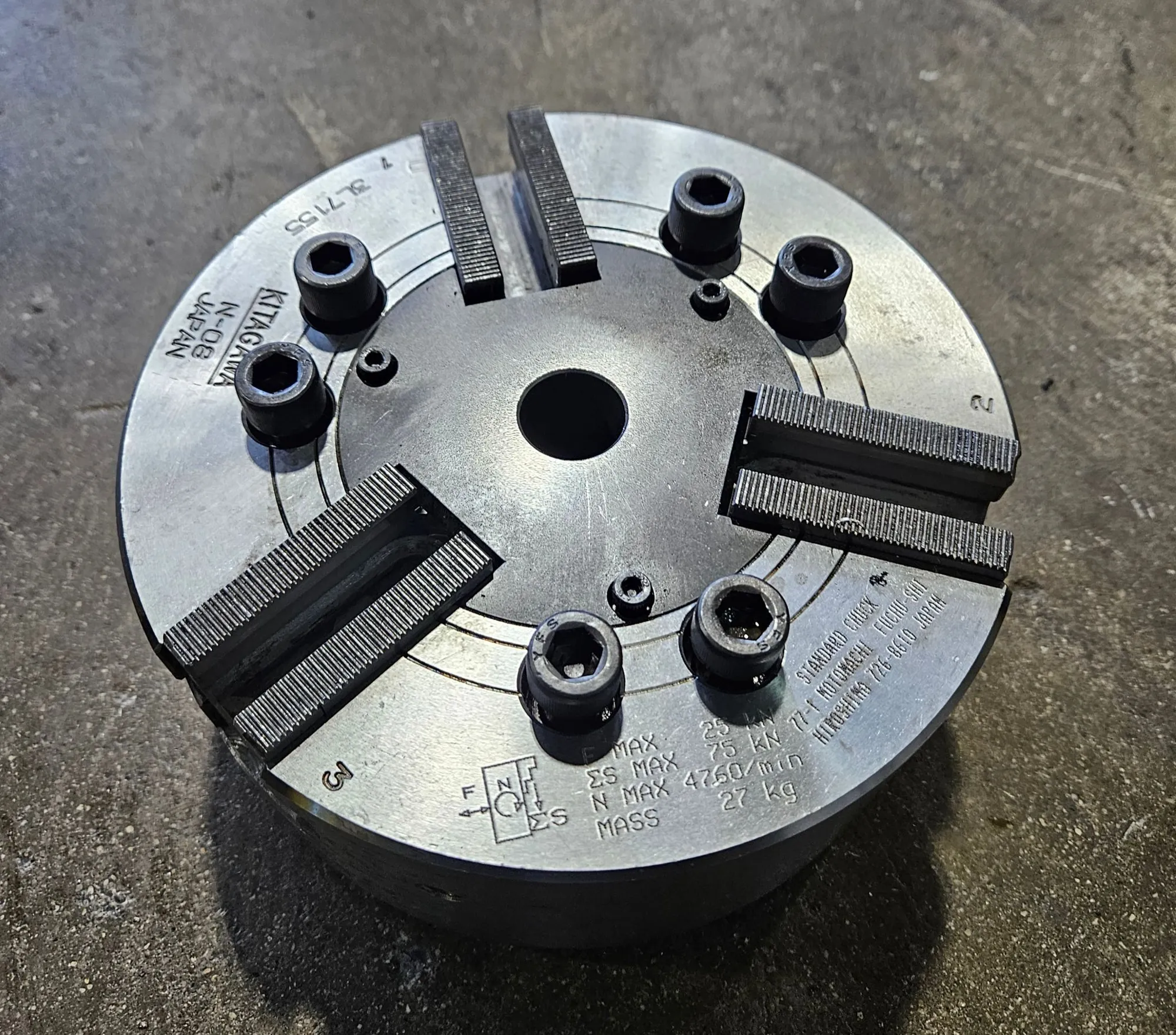 Used Kitagawa N-08 Chucks Ohio US | Great American Equipment Company #1465108