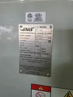 Used 2021 HAAS ST-10 CNC Lathes Ohio US | Toolquip, Inc. #1332312