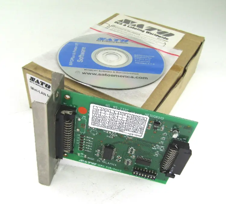 New | in-Stock SATO USRS PCB-REV1.3 HS RS-232C I/O Boards & Replacement Parts | Industrial Parts R Us Inc. #359978