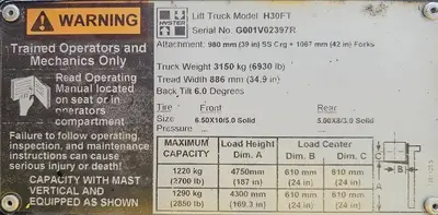 Used 2017 HYSTER H30FT Misc Forklifts Illinois US | Somerset Equipment Sales #1542827