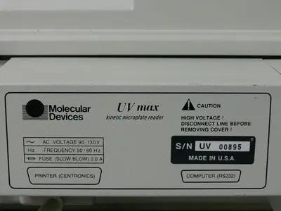 USED MOLECULAR DEVICES UV MAX KINETIC MICROPLATE READER
