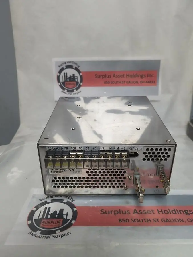 Used COSEL P600E-24 Miscellaneous Equipment (Electrical & Power) Ohio US | Surplus Asset Holdings #1364169