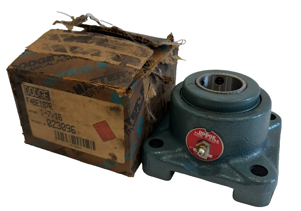 NEW DODGE F4B-E-107R SQUARE ROLLER BEARING 1-7/16" 023096 F4BE107R