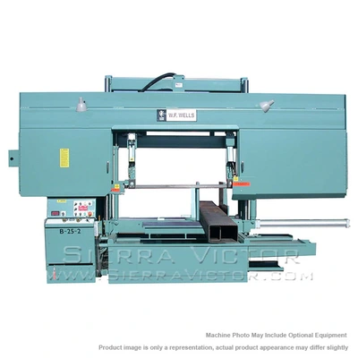 WF WELLS B-25-2 Horizontal Bandsaws Semi Auto | Sierra Victor Industries (1)