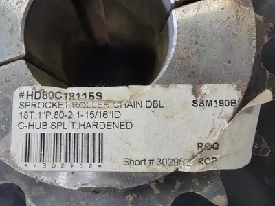 Split Roller Chain Sprocket HD80C18115S