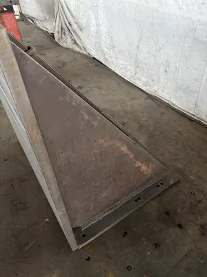 48" X 48" X 36" DRILLED & TAPPED ANGLE PLATE. STOCK # 0544726