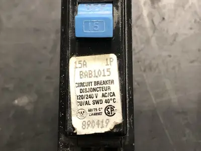 USED WESTINGHOUSE BAB1015
