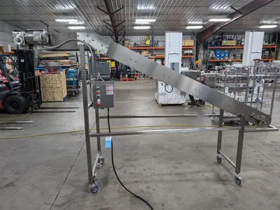 SS Incline Plastic Belt Conveyor