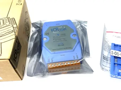 New | in-Stock ICP Con Isolation Converter Module RS-232 to RS-485 Self Tuning PLC Processors Michigan US | Maverick Industrial Sales #1398874