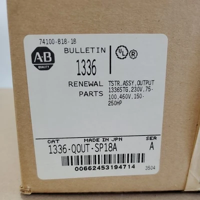 New | in-Stock Allen-Bradley 1336-QOUT-SP18A AC Drive Control Module Indiana US | J&J Industrial Supply #1072765