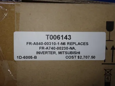 New | in-Stock MITSUBISHI FRA840003101N6 Variable Speed Drives Ohio US | HGR 24 #727918