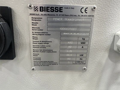 Used 2019 BIESSE "WINNER W1" Woodworking Handling Equipment California US | MachineryMax #1468873