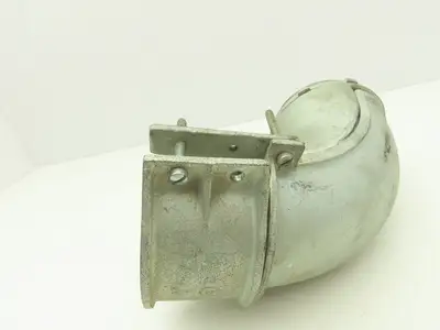 NA Metallic Flex Squeeze Connector 4" 90° Elbow Zinc Die Cast