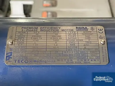 USED Gloucester 6" Gloucester Water Ring Pelletizing Line