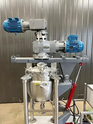 🔴 Heading to Auction May 27 - Used 26 Gallon Tank (Reactor), 316 Stainless Steel, Double Motion Scrape Agitation
