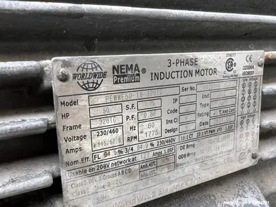 Used  Olson / V-RAM Double By-Products Pumping System | 5,000 lbs/hr | Dual 50 HP Hydraul