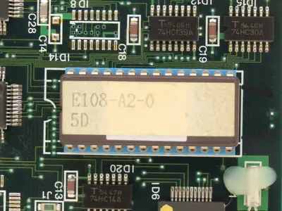 Meiki / RKC Instrument E108-A2-0 Temperature Controller MCU Circuit Board