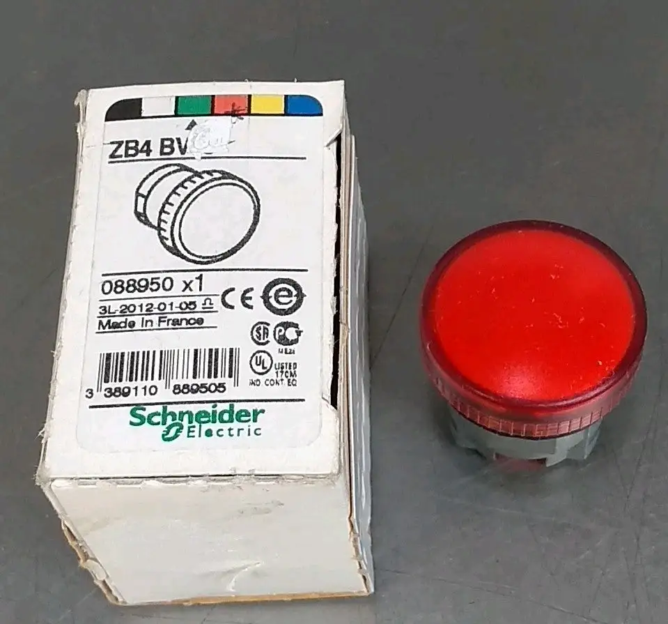 Schneider ZB4BV04 red Button head Loc4E24