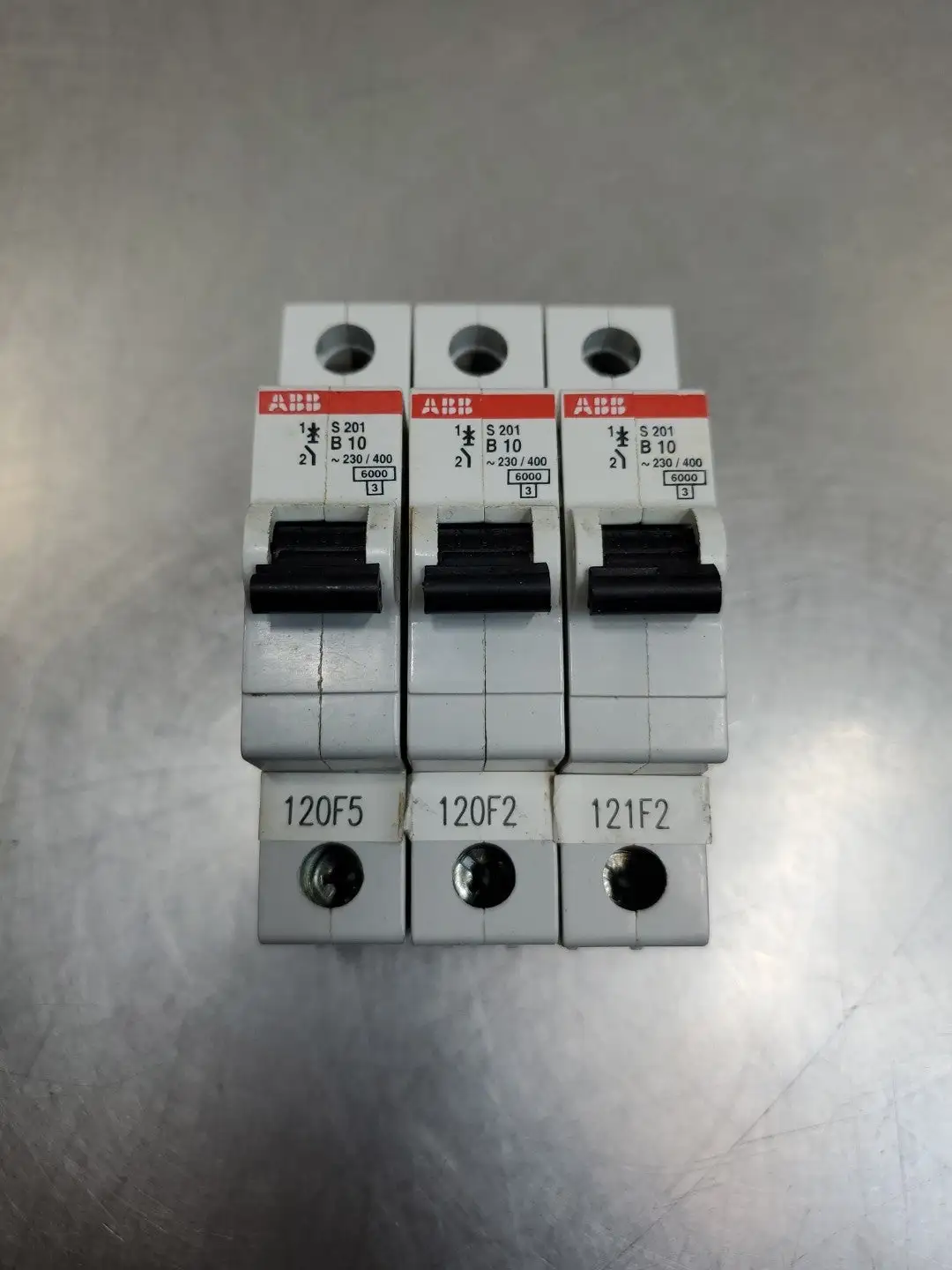 USED ABB S201-B10 Circuit Breaker, 1P, 10A, 230/400VAC