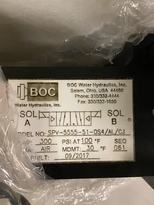 New | in-Stock BOC SPV-5555-51-DS4/AL/CJ Solenoid Valves | Surplus Asset Holdings #1204196