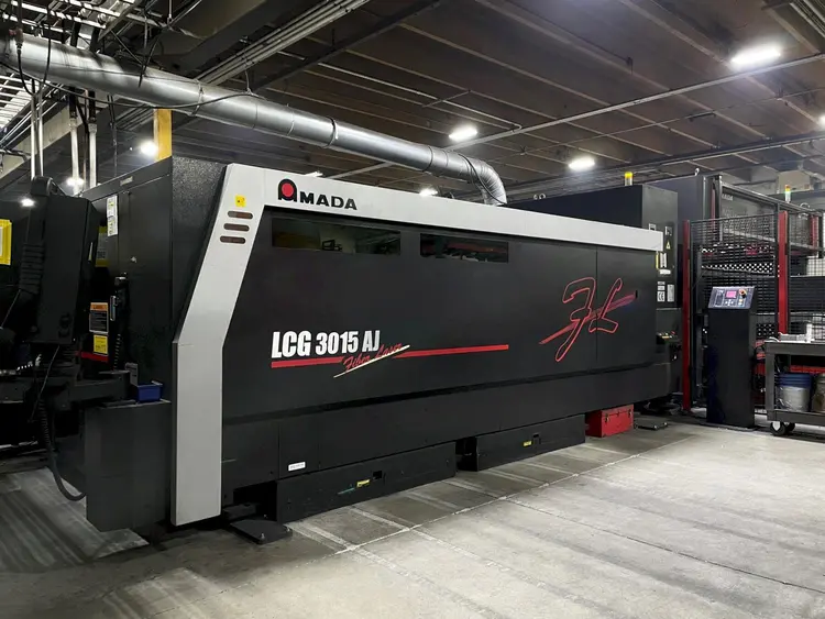 Used 2015 AMADA LCG-3015 AJ FIBER Laser Cutters Illinois US | Machine Factory Outlet #1264060