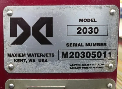 Used 2011 MAXIEM 2030 Waterjet Cutters Georgia US | The Equipment Hub #1502581