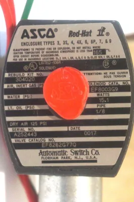 NEW ASCO EF8262G77Q SOLENOID VALVE