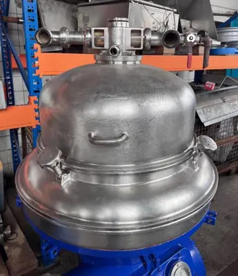 Alfa-Laval AFPX 213-75S stickwater concentrator, 316SS.