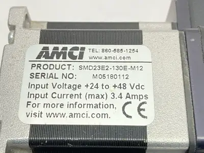 USED AMCI ETHERNET INTEGRATED STEPPER MOTOR 3.4A  24-48VDC
