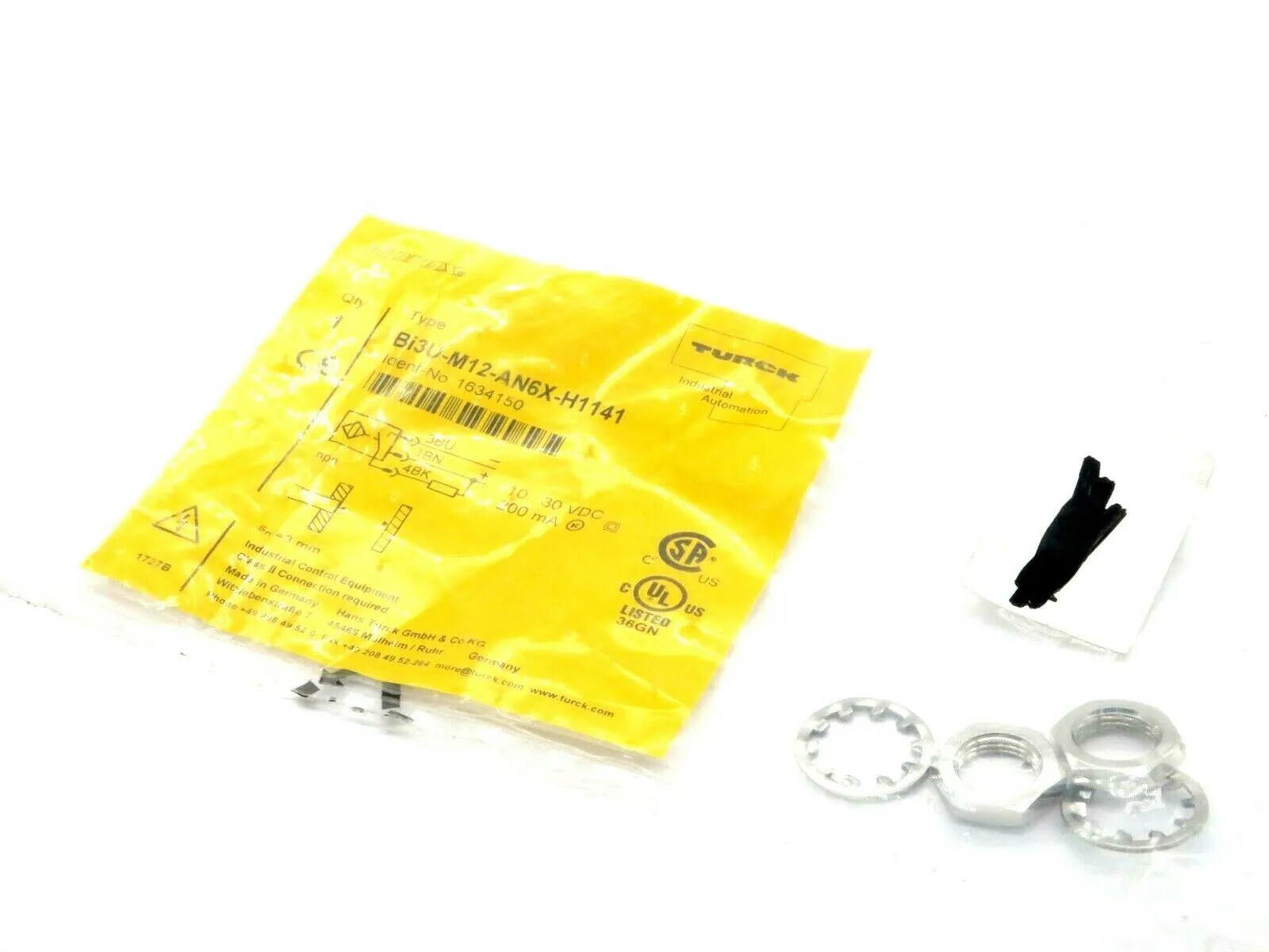 NEW TURCK BI3U-M12-AN6X-H1141 PROXIMITY SENSOR 1634150 BI3UM12AN6XH1141