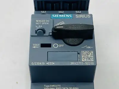 3RV2711-1ED10 | Siemens  SIRIUS Thermal Magnetic Circuit Breaker Size S00 4A - New Other