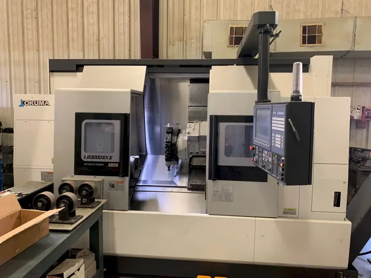 Used 2018 OKUMA LB3000 EX-II CNC Lathes Illinois US | BLUMBERG MACHINERY COMPANY #396476