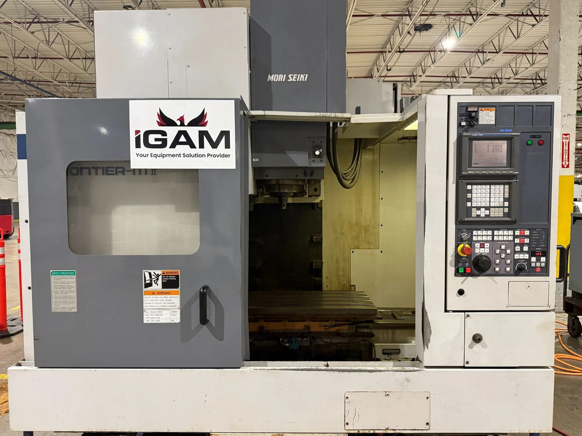 Used 1997 MORI SEIKI FRONTIER M2 Vertical Machining Centers Michigan US | iGAM Industrial Marketplace #358801