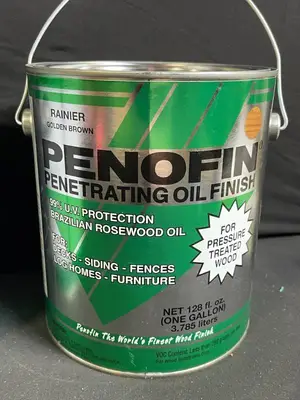 Penofin Penetrating Oil Finish - Rainier Golden Brown Exterior - 128 oz (1 gal) - Lot of 3