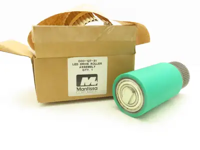 Mantissa 000-127-31  4" Drive Roller Pulley for Belt Conveyor Green Poly