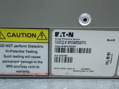 Used EATON SPD080208Y1K Surge Protectors Ohio US | HGR 24 #747524