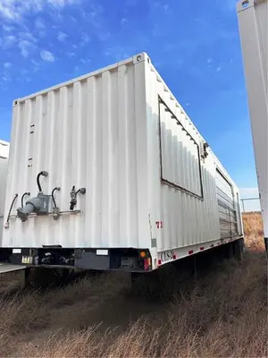 (5) Pieralisi Jumbo 3 containerized decanter centrifuges, 414/304SS.