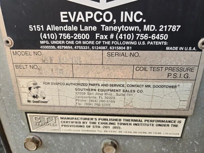 USED EVAPCO AT19-88