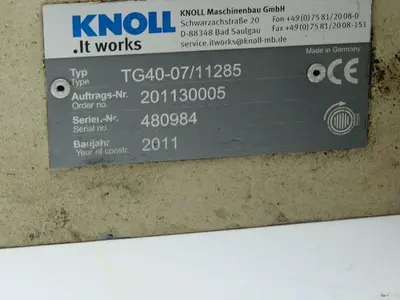 Knoll TG40-07/11285 Immersion Coolant Oil Pump 1.1 KW 460v 3PH