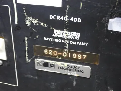Used SORENSEN DCR 4040B DC Power Supplies Ohio US | HGR 24 #895599