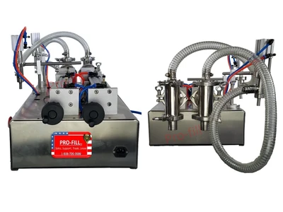 ASP Models Piston Filler Machines Double Head (Air & Electric / Air Only)