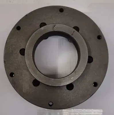 LATHE BACK PLATE D1-6 CAMLOCK, 6 PINS, 8.25” OD, 3.5” THROUGH HOLE ID