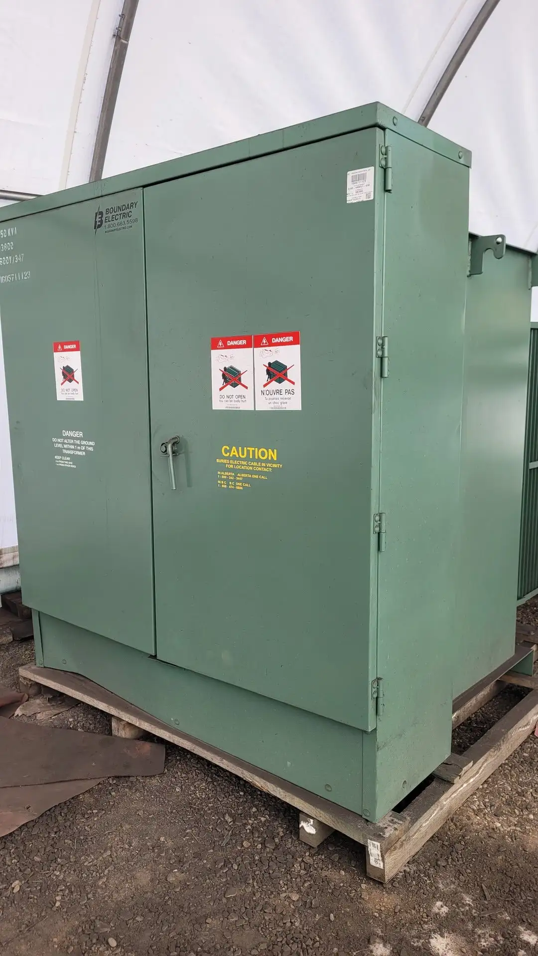 750 kVA Transformer, 13800 pri. volts,  600Y/347 sec. volts