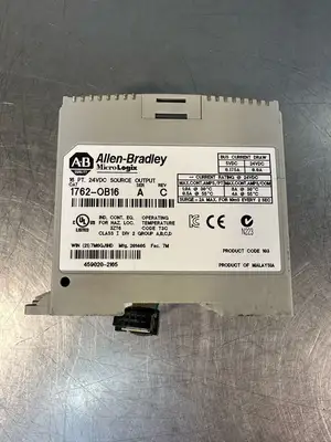 Allen Bradley 1762-OB16 /A REV C Source Output 16 Pt 24VDC (5.3.5)